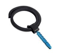 10pcs/lot For Adjustable Rubber Follow Focus Gear Ring Belt with Aluminum Alloy Grip