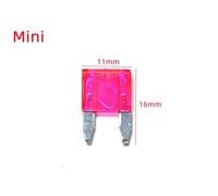 10PCS/lot Fuses Mini Small Medium Micro 2 Car Fuse 2A 3A 5A 7.5A 10A 15A 20A 25A 30A 35A 40A 50A Amp Clip Fuse Set for Car Truck(25A)