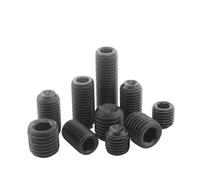 10pcs/lot Headless Cup Point Set Screw M2 M2.5 M3 M4 M5 M6 M8 M10 Carbon Steel Hex Socket Set Screw Hardness 12.9 GRADE(4mm x10pcs,M6)