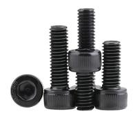 10pcs/lot Hexagon Allen Hex Socket Cup Head Screw Bolts M2 .5 M3 M4 M5 M6 M8 Grade 12.9 A2-70 Carbon Steel Din912(4mm x10pcs,M3)