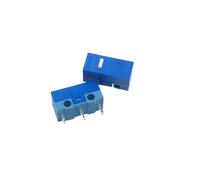 10Pcs/lot HUANO switch Blue shell white dot powder blue dot yellow dot green dot white point button switches EFDSVUHE(Silent Micro Switch)