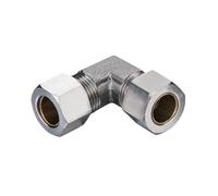 10Pcs/lot KV Pneumatic Compression Connector Coupling Brass Fitting Pneumatic Tube Fittings Air Parts(KV10 10mm)