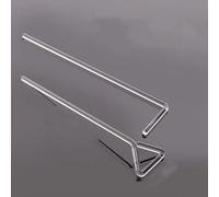 10pcs/lot Lab Glass Triangular/L-shape Cell Spreader for Petri Dish Cells Push and Scrape Laboratory Experiment (Size : A-type)