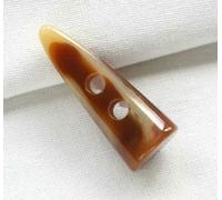 10pcs/lot Length: 5cm &4cm Fashion Resin Horn Shape Buttons for Overcoat/Dust Coat New DIY Sewing Button(SS-176)-Light brown-4cm