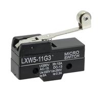 10pcs/lot LXW5-11G3 Middle Hinge Roller Lever Micro Switch LXW5 Series Reset Limit Switch momentary Travel Switch(Silver)