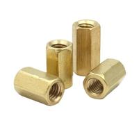 10pcs/lot M2 M2.5 M3 M4 M5 Brass Hex Male to Female Standoff Pillar Stud Mount Spacer Hexagon Hollow Bolt Screw PCB Motherboard(11MM_M2)
