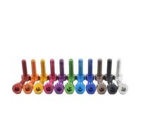 10pcs/lot M3 Aluminum 7075 Allen Screw DIN912 M3*6/8/10/12/14mm Hex Socket Head Cap Bolts Anodized 11 Colors(8mm,Golden)