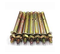 10pcs/lot M6 * 50-80 M8 * 50-100 M10 * 60-120 Iron-plated Colored Zinc Expansion Bolts,It is Practical and Can Maintain High Performance for a Long Time.(M10X120)
