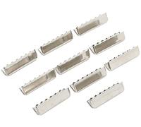 10pcs/lot Metal Belt Buckle End Tip for Cotton Webbing Tag Bag Belt Key Fob Chains