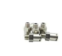 10Pcs/lot MPC M5 M6 1/8 1/4 3/8 1/2 Brass Fitting Pneumatic Male Straight Compress Air Fitting(MPC12 02 12mm R1-4)