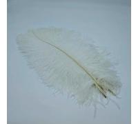 10Pcs/Lot Natural Ostrich Feathers for Crafts Wedding Decor Handicraft Accessories Table Centerpieces Carnival Plumas Christmas-White-25-30cm 10-12inch