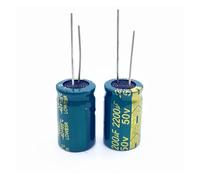 10pcs/lot P35 high frequency low impedance 50V 2200UF aluminum electrolytic capacitor size 16 * 25 2200UF 50V 50V2200uf 20%