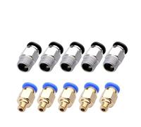 10pcs/lot Pneumatic Connectors For 3D Printers Parts Quick Jointer Coupler 1.75/3mm Pipe Fittings(Type C)