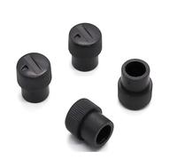 10pcs/lot Potentiometer Encoder Band switch Knob Cap 10.5x12mm Plum Shaft Type Black RK09 WTH118 NWPNLXEA