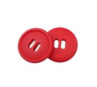 10pcs/lot Resin Button Square Round Colorful Children for 18/21/25/28/30mm Sewing Clothing DIY Craft Button, Round Red, 18mm