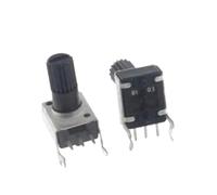 10pcs/lot RV09 Horizontal12.5mm Shaft 5k 10k 50k 100k 0932 Adjustable Resistor 9 Type 3pin Seal Potentiometer(1K Ohm)