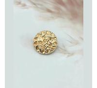 10PCS/Lot Sewing Metal Buttons DIY Round Embossed Golden Coat Suit Jacket Sweater Wool Button