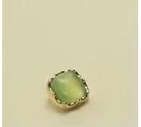 10pcs/lot Size:Side length10mm Exquisite Square Pearl Metal Buttons Shirt Cardigan Sleeve Collar Clothing Button Sewing(SS-2884)-Golden Green-10mm 10pieces