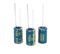 10pcs/lot T07 Low ESR/Impedance high frequency 35v 680UF aluminum electrolytic capacitor size 10x17mm 680UF35V 20% BIANMTSW