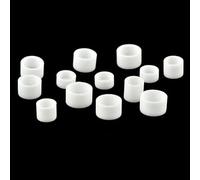 10pcs/lot Thermal analysis crucible 99% thermal weight alumina crucible High temperature resistance 1750C(Diamete6.5x4mm(70ul))