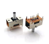 10pcs/Lot TS-23E02 toggle switch AT10 double reset four fixed feet Lever switch Vintage radio switch 8Pin toggle reset switch IDGTTLDF