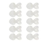 10pcs Love Heart Shaped Sturdy Silicone Earring Lifter Studs and Secure Back Comfortable Wear Secure Earring Holder for Heavy Earrings