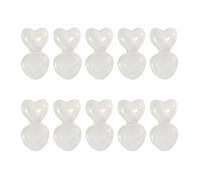 10pcs Love Heart Shaped Sturdy Silicone Earrings Lifter Studs and Secure Back for Heavy Earrings