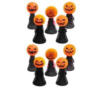 10pcs Lovely Funny Halloween Pumpkins Bouncing Jumping Finger Puppet For Kid Birthday Party Decor Jumping Pumpkins