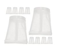 10pcs Lower Sprayer Filter Screen 120 Mesh for Paint Spraying | Plastic Nylon Build, 12mm Mouth Size, Solvent Tolerant, Suited to Car Wash Detailing and Contractors