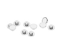 10pcs Luminous Bezel Dots for Watches Silver in the Dark Dial Decorative Repair Kit Compatible with Most Analog Watches, Ideal for Night Visibility and Watch Customization