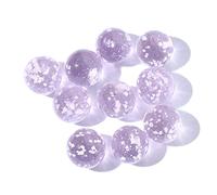 10pcs Luminous Glass Ball, 12mm Glass Marbles Vase Filler, Luminous Glass Marbles Beads, Fish Tank Decor Glow In The Dark Glass Balls(pink)