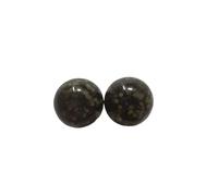 10Pcs Luminous Glass Balls 12/16mm Cream Console Game Pinball Machine Cattle Small Marbles Pat Toys Parent-child Machine Beads(12mm-grey)