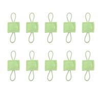 10Pcs Luminous Holder Clip Molle Web, Glow-in-The-Dark Binding Retainer Elastic Webbing Rope Buckle, Outdoor Gear Backpack Molle Bags Accessories