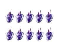 10pcs Luminous Spinner Baits Umbrella Skirt Spinner Baits Replacement Fishing Skirt Fishing Lures Fly Tying Material