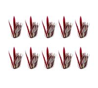 10pcs Luminous Spinner Baits Umbrella Skirt Spinner Baits Replacement Fishing Skirt Fishing Lures Fly Tying Material