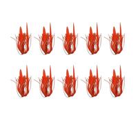 10pcs Luminous Spinner Baits Umbrella Skirt Spinner Baits Replacement Fishing Skirt Fishing Lures Fly Tying Material