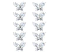 10Pcs Luxury Alloy Rhinestones Luxury Art Rhinestones Diamonds Crystal Jewels Stones