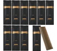 10Pcs Luxury Disposable Hair Combs Individually Wrapped for Guest; Pocket Hair Comb Hairdressing Comb; Travel Hair Combs for Travel, Hotel, Shelter, Homeless, Nursing Home, Charity, Church