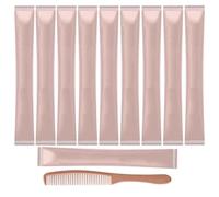 10PCS Luxury Individually Wrapped Disposable Comb Pocket Hair Comb Travel Combs,Hotel Comb Guests Comb, Perfect for Family,Travel, Hotel, Homeless, Nursing Home, Church