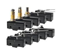 10pcs LXW5-11Q1 11N1 15A 380V 3 Screw Terminal Metal Vertical Limit Switch Momentary With Roller Z-15HW24-B(LXW5-11G1)