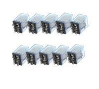 10Pcs LY2NJ HH62P HHC68A-2Z Electronic Electromagnetic Relay 10A 8PIN Coil AC/DC12v 24v 36v 48v 110v 220v 380v(DC 12V)