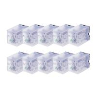 10PCS LY2NJ HH62P JQX-13F Electronic Mini Electromagnetic Relay 10A 8PIN Coil DPDT 6V 12V 24V 36V 48V 110V 220V(DC 36V)