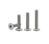 10pcs M1.6 M2 M2.5 M3 M4 304 Stainless Steel CM Six-Lobe Torx Ultra Thin Super Low Flat Wafer Head Screw Bolt(35mm,M4 10pc)