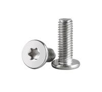 10Pcs M1.6 M2 M2.5 M3 M4 M5 M6 M8 CM Six-Lobe Torx Ultra Thin Super Low Flat Wafer Head Screw 304 Stainless Steel Digital Bolt(3mm x10pcs)