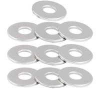 10pcs M10x30mm Large Washers, Zinc-Plated Alloy Steel Penny Washers Corrosion-Resistant for Household Appliances Machinery Ships