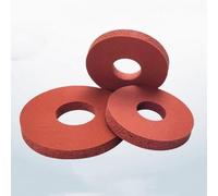 10Pcs M12 Series Silicone Foam Gasket - High-Temperature Resistant Sealing Ring for Pipes and Joints(12x30x3mm)