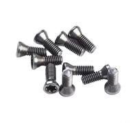 10pcs M2 5 and For 5 Torx Screws for Replacing Carbide Inserts on CNC Lathe Tools, Steel Fasteners for Household, Office, and Industrial Machinery (.5 x 10mm)