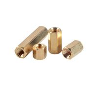 10pcs M2.5/M3/M4/M5 Brass Hexagon Female-Female Mechanical Standoffs