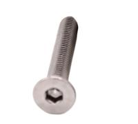 10pcs M2 .5 M3 M4 M5 M6 M8 M10 M12 DIN7991 316 A4 Stainless Steel Allen Hexagon Hex Socket Head Flat Countersunk Bolt Screw(40mm,M4 10pcs)