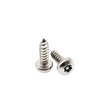 10pcs M2.9 M3.5 M3.9 M4.2 M4.8 304 A2-70 Stainless Steel Six Lobe Torx Pan Round Head With Pin Security Self-tapping Wood Screw(38mm,M3.9)